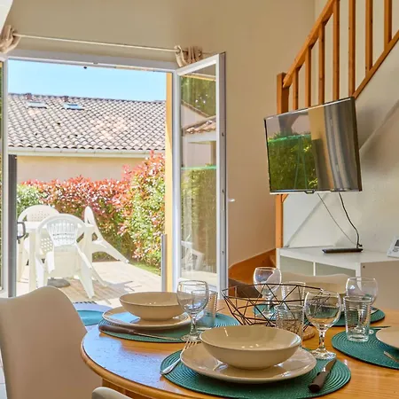 Duplex Avec Piscine Commune, Jardin Privé Et Wifi - Fr-1-841-32 Apartamento *